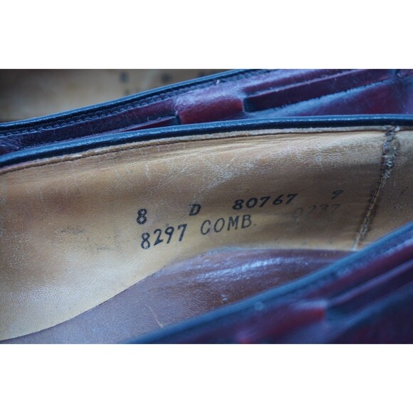 Allen Edmonds Grayson Men's Size 8 Shell Cordovan Tassel Loafer Dress Shoes - Picture 4 of 8